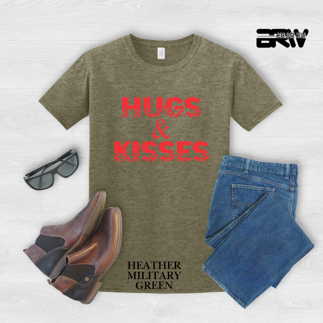 'Hugs and Kisses' Red Tee