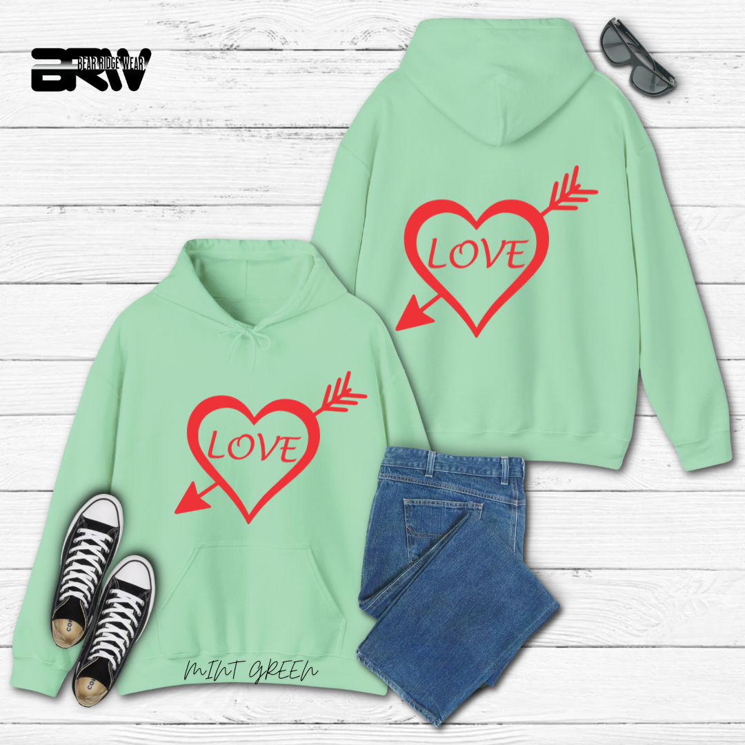 'Heart Pierced by an Arrow' Hoodie