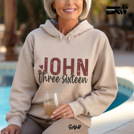 'John Three Sixteen' Faith Hoodie