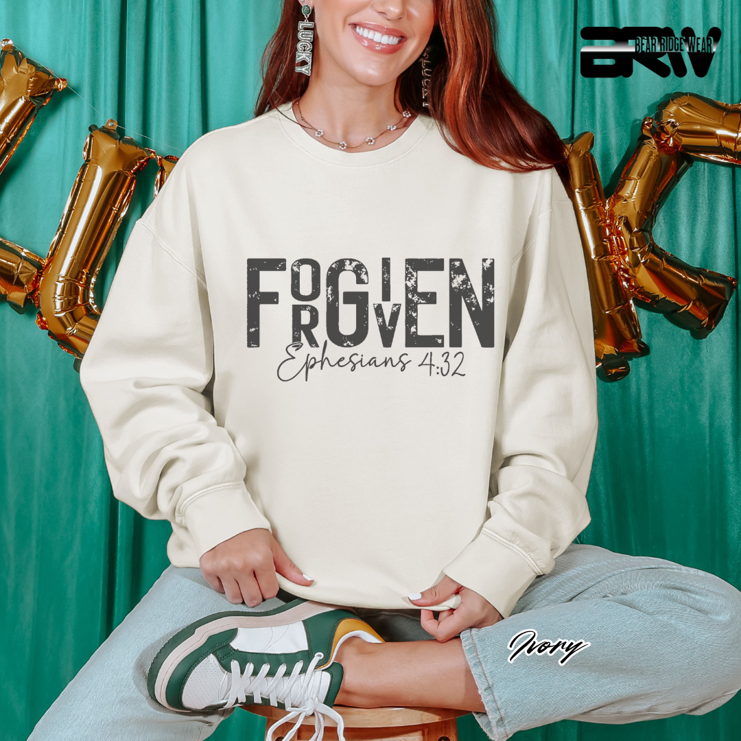'Forgiven, Ephesians 4:32' Faith Long- Sleeve Tee