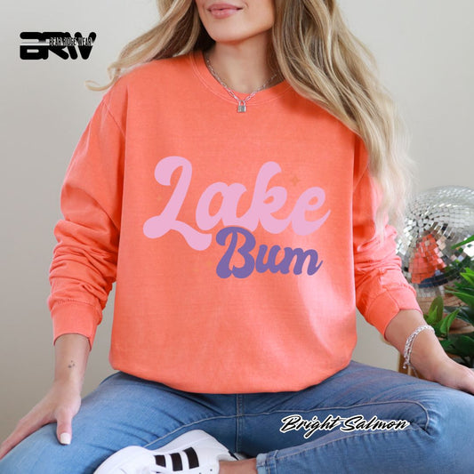 'Lake Bum' Summer Long Sleeve Tee