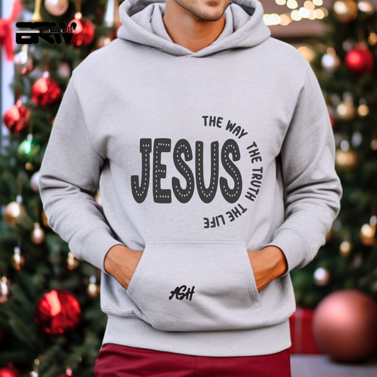 'Jesus The Way, The Truth, The Life' Faith Hoodie
