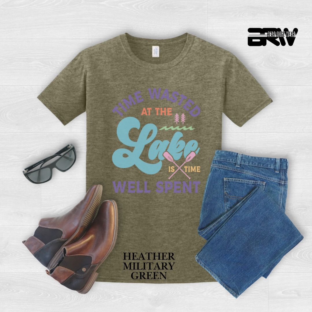 'Time Wasted At The Lake'  Summer Tee