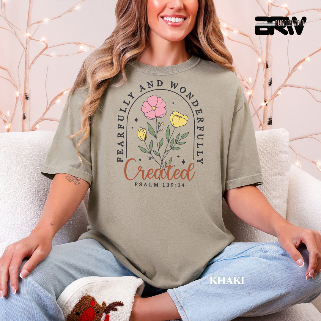 'Fearfully Created' Faith Tee