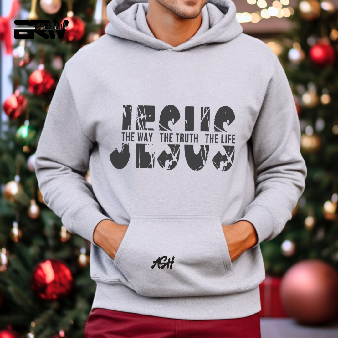 'Jesus The Way, The Truth, The Life' Faith Hoodie