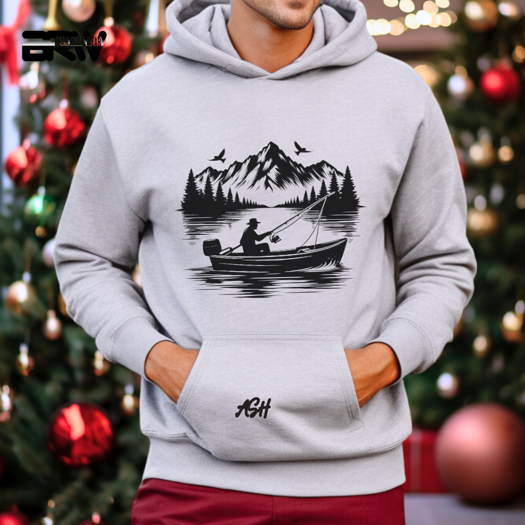 'Boat in a Lake' Hoodie