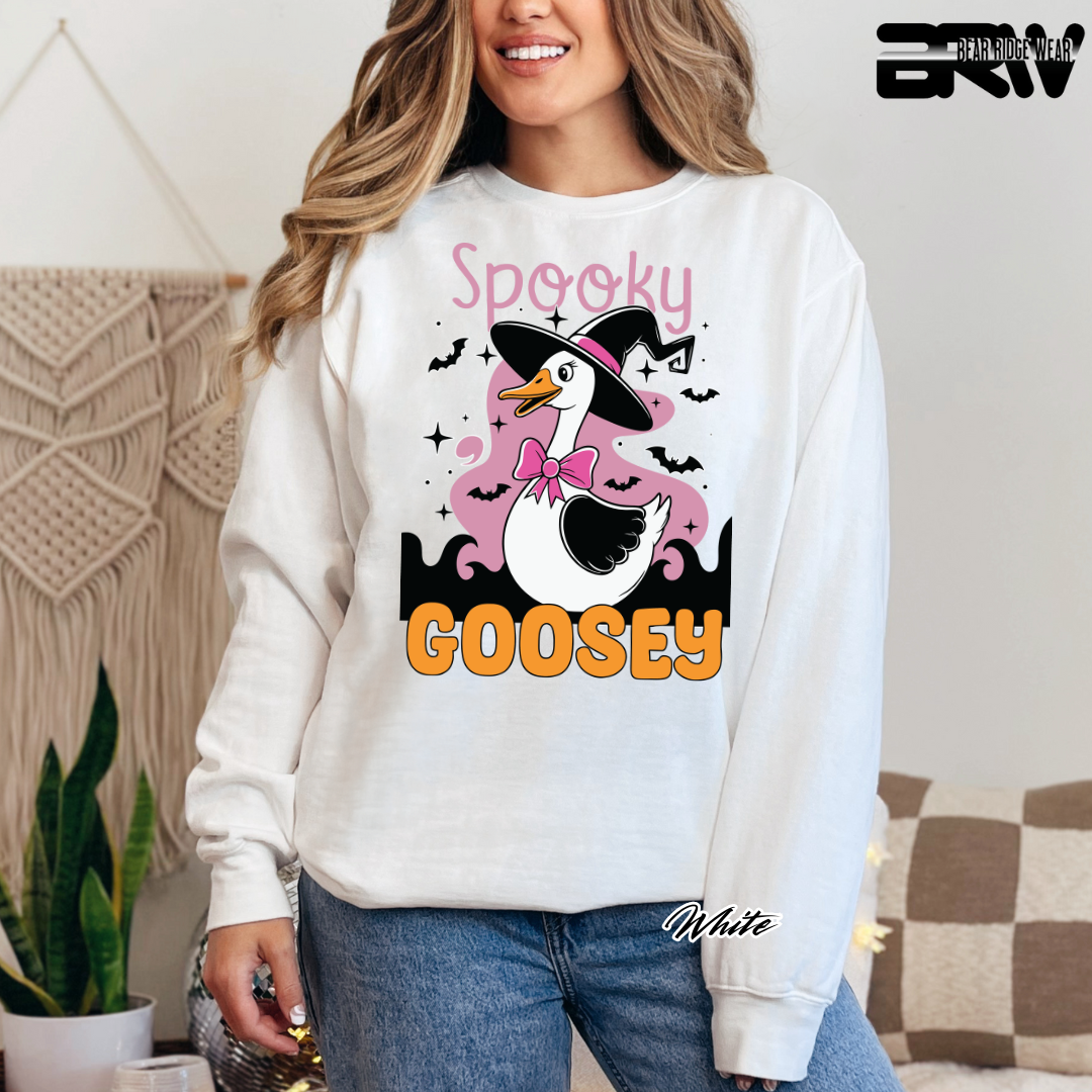 'Spooky Goosey' Fall Crewneck Sweatshirt