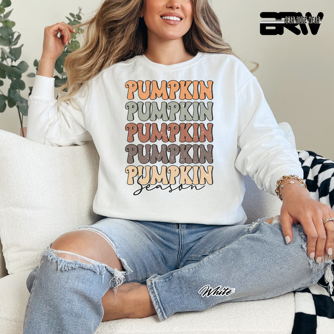 'Pumpkin Pumpkin Season' Fall Crewneck Sweatshirt