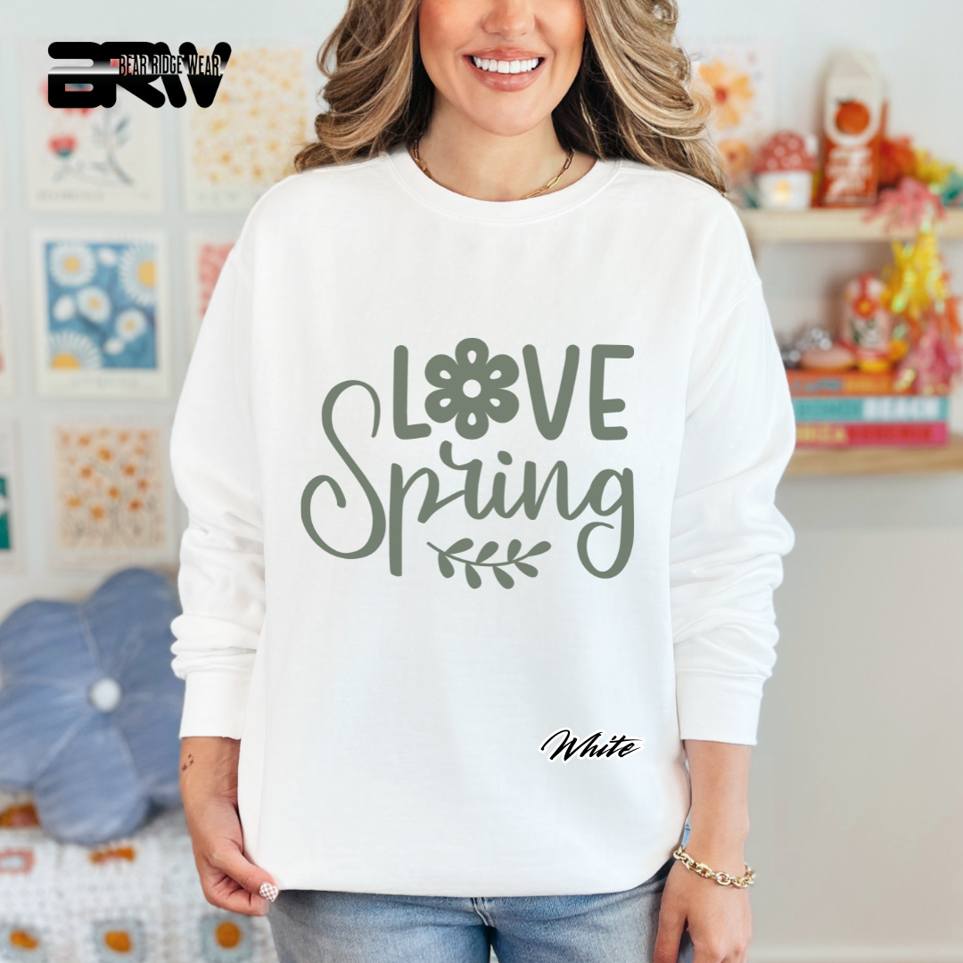 'Love Spring' Crewneck Sweatshirt