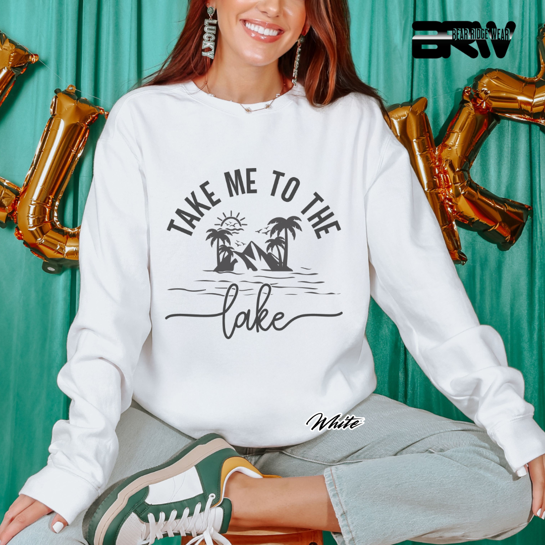 'Take me to the Lake' Crewneck Sweatshirt
