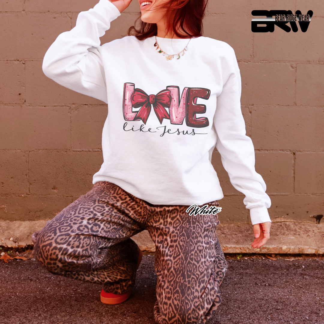 'Love Like Jesus' Crewneck Sweatshirt
