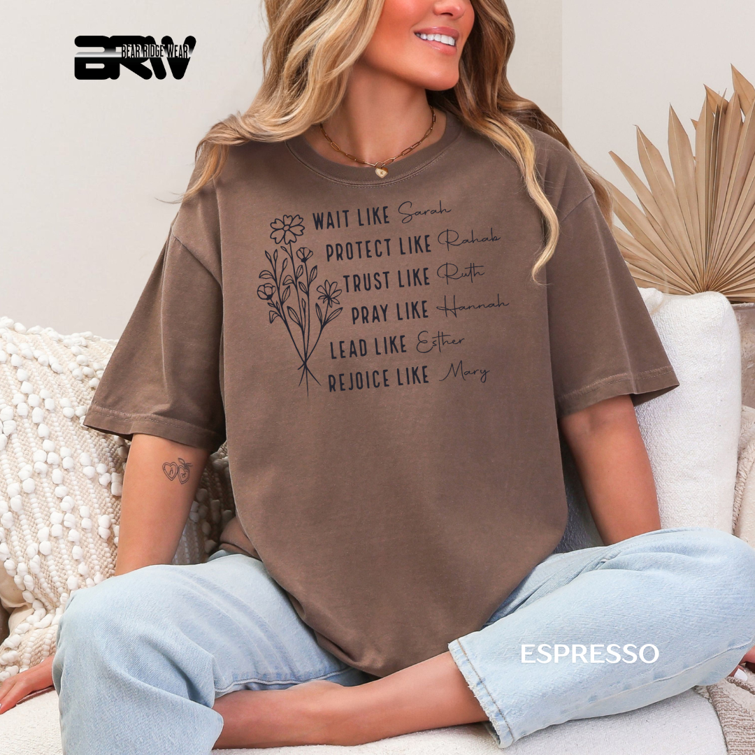 'Women Of Bibile with Sleeve' Faith Tee