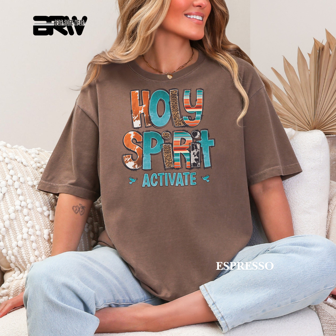 'Holy Spirit Activate' Faith Tee