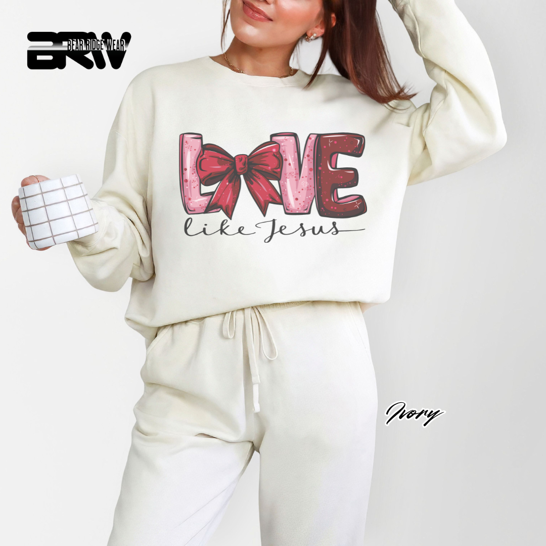 'Love Like Jesus' Crewneck Sweatshirt