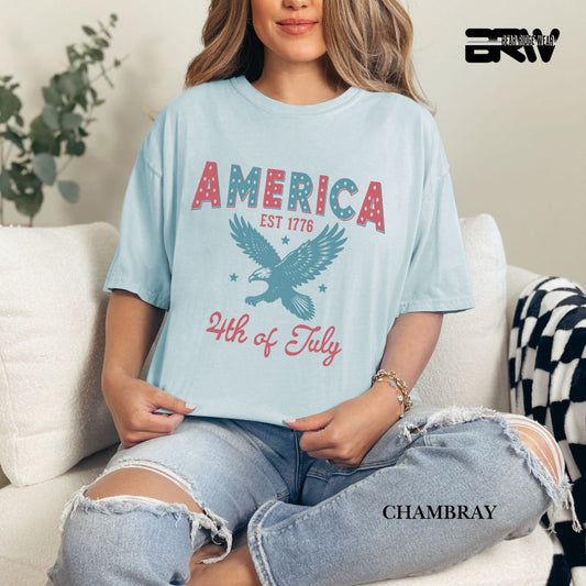 America 1776- Patriotic Tee
