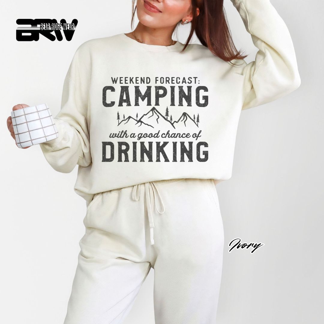 'Weekend Forecast' Summer Crewneck Sweatshirt