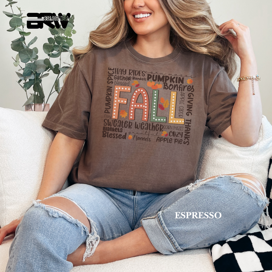'Fall Hay Rides etc' Fall Tee