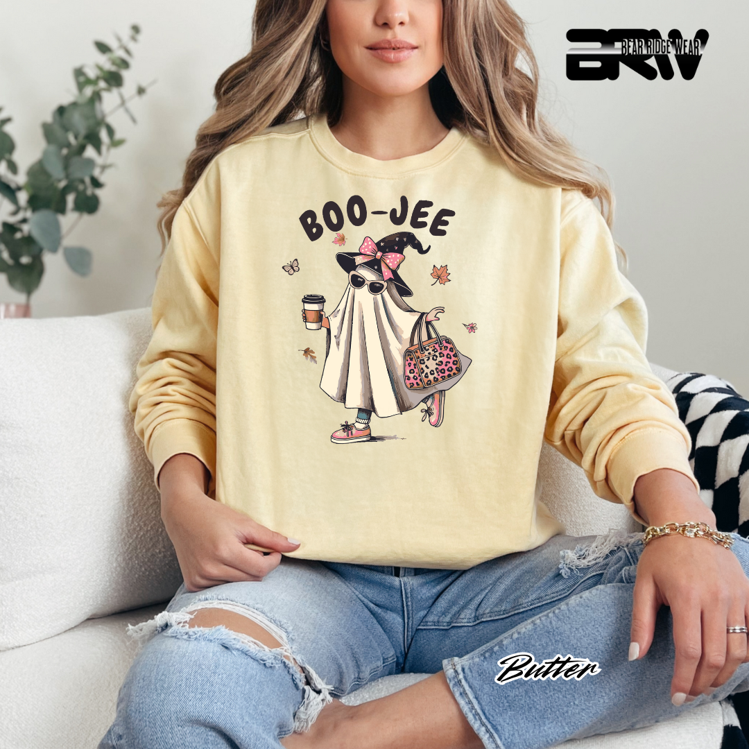 'Boujee With Purse' Fall Crewneck Sweatshirt