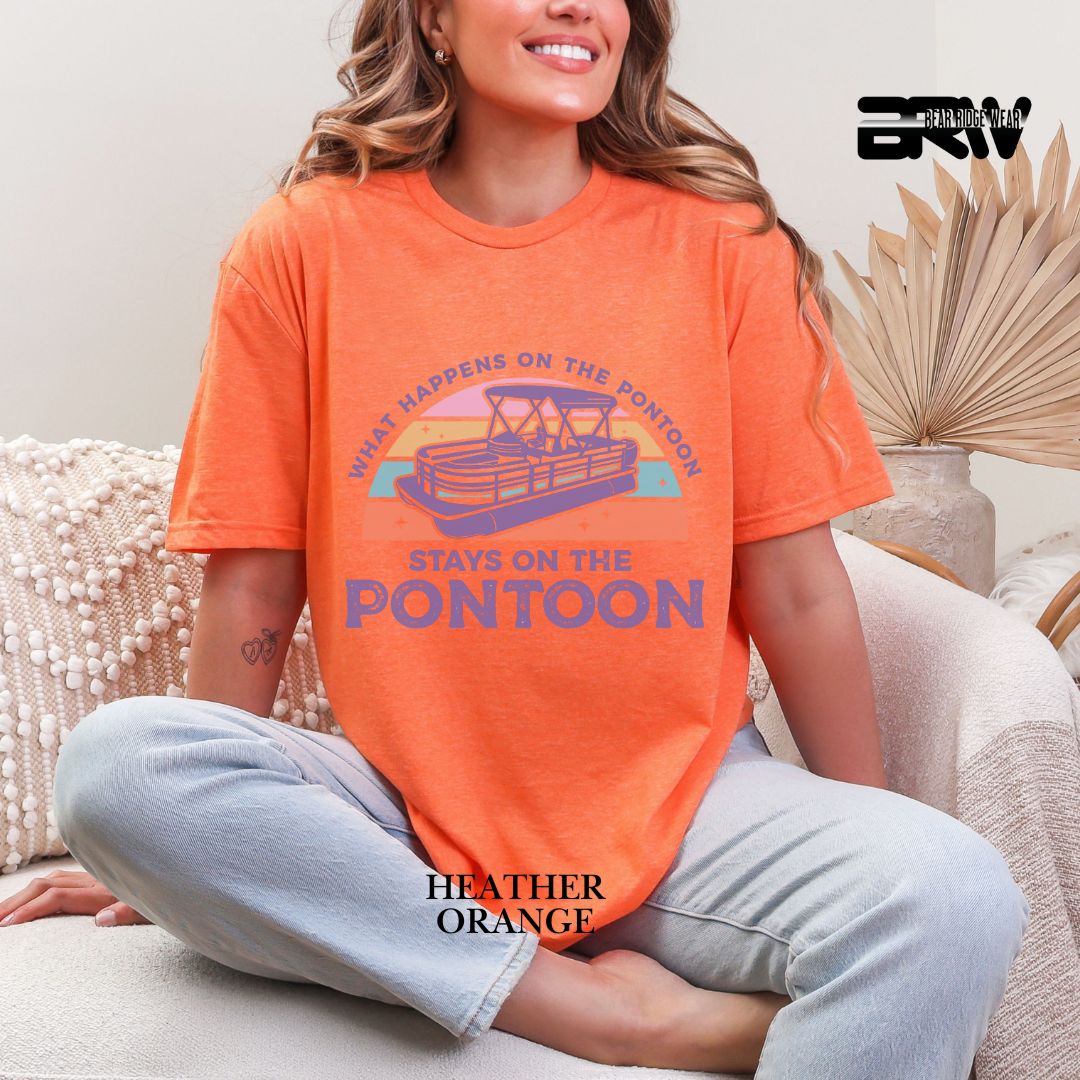 'What Happens To Pontoon' 2 Summer Tee