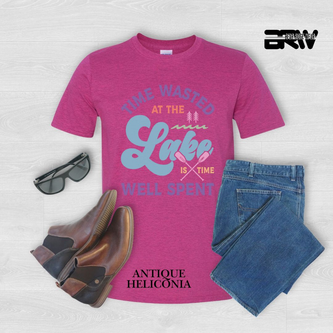 'Time Wasted At The Lake'  Summer Tee