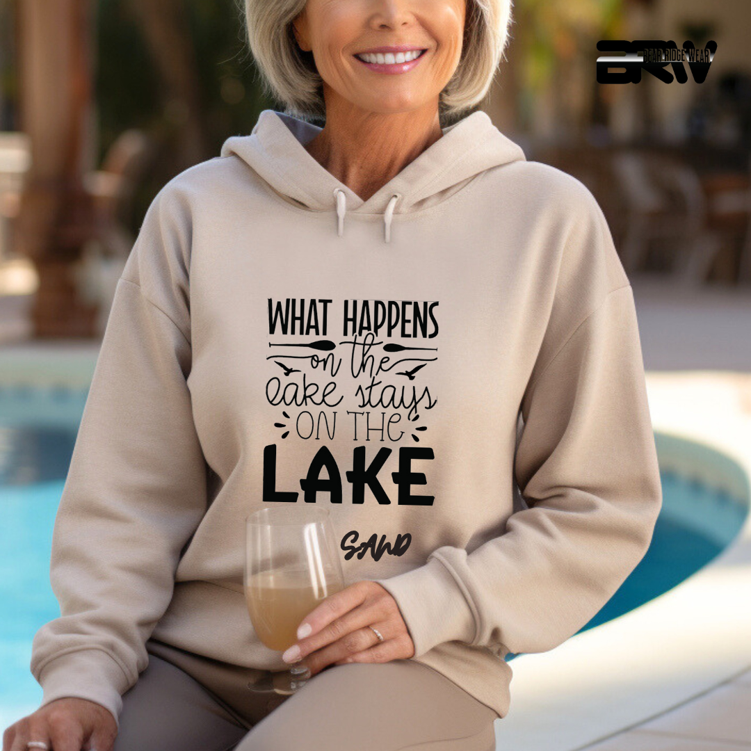 'What happens on the lake' Hoodie