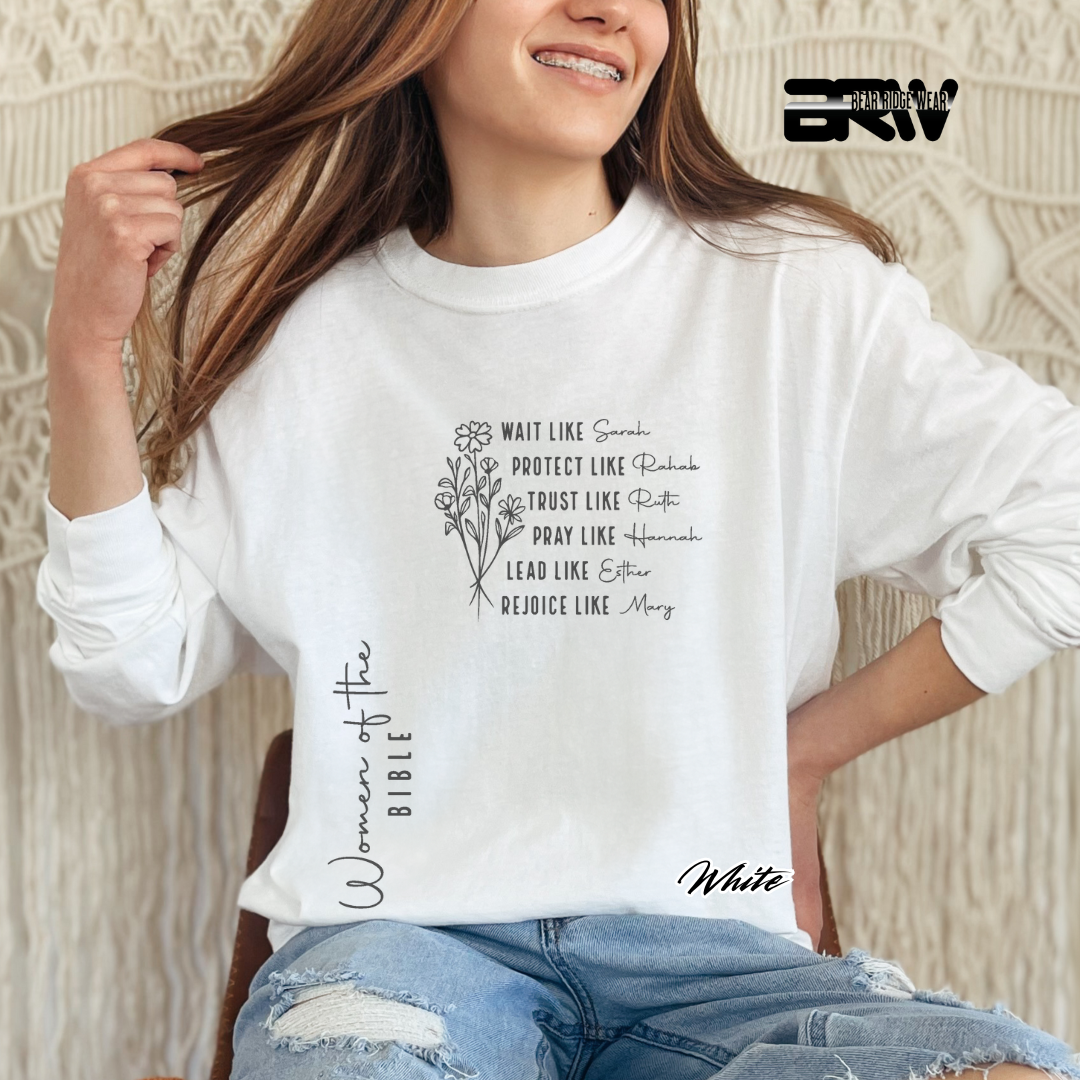 'Women of the Bible' Long-Sleeve Faith  Tee
