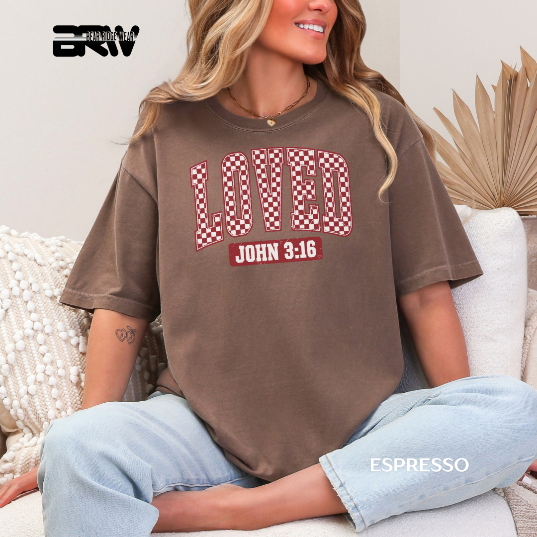 'Loved John 3-16' Faith Tee