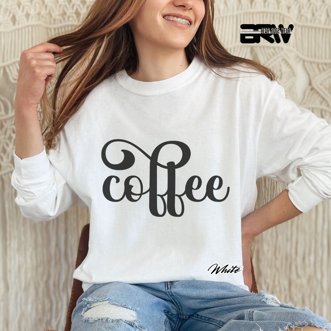 'Coffee' Long-Sleeve Tee