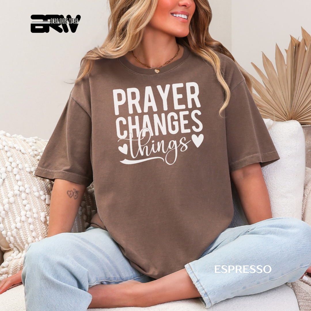'Prayer Changes Things' Faith Tee