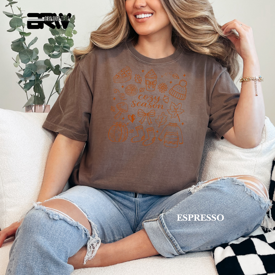 'Cozy Season Fall' Fall Tee
