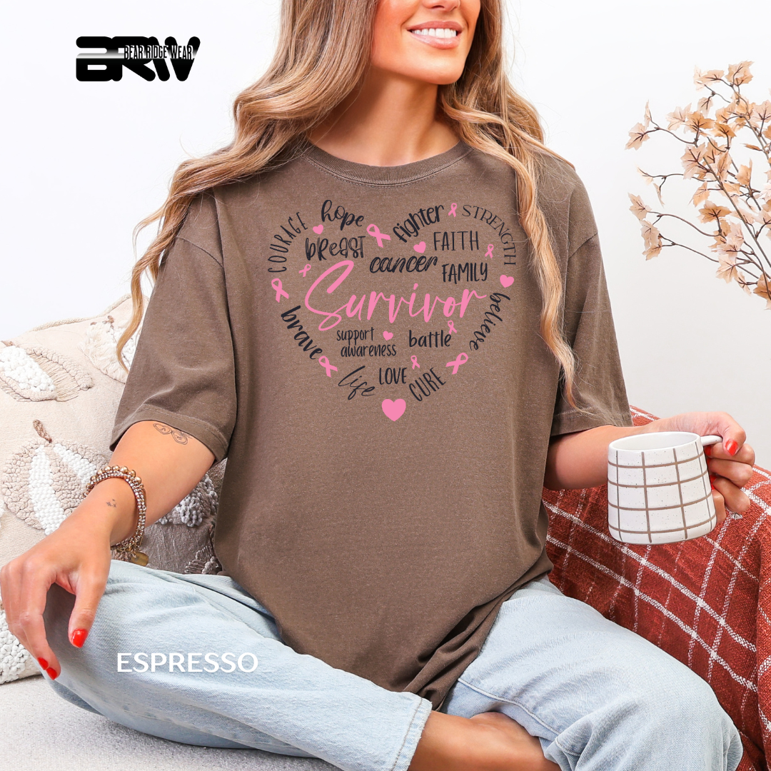 'Survivor Heart' Awareness Tee