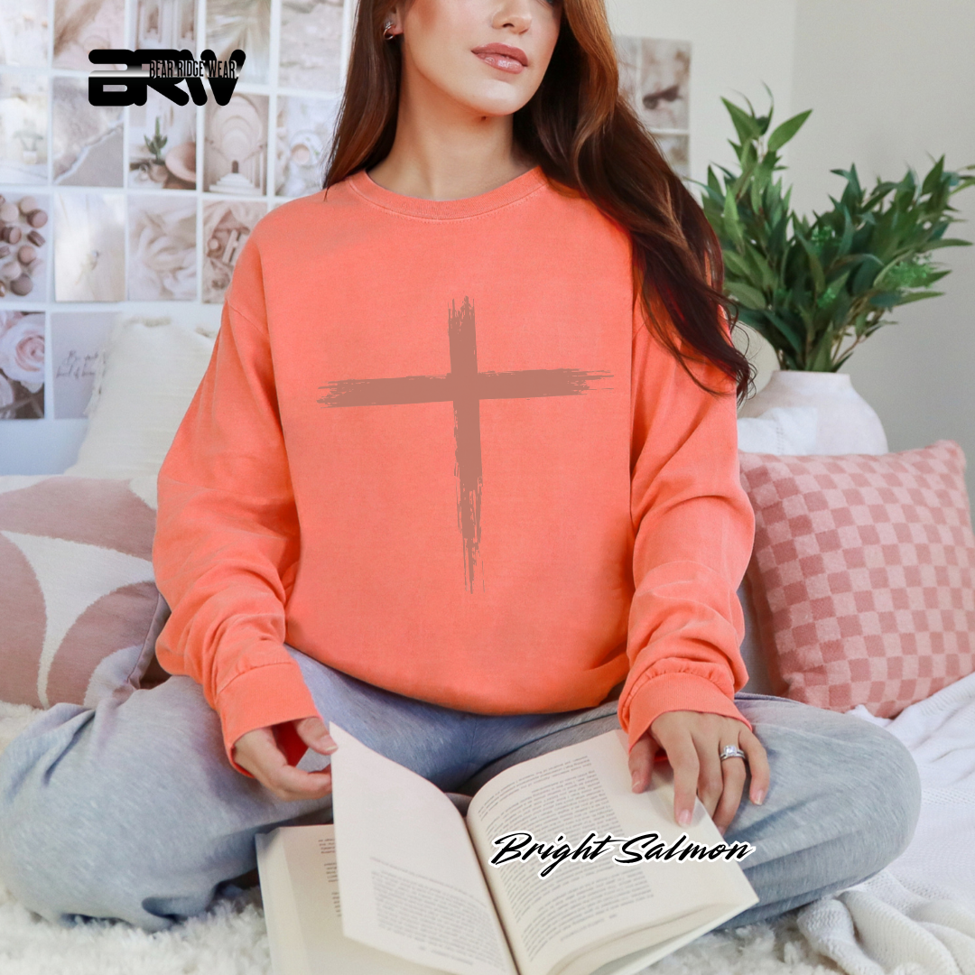 'Old Cross ' Faith Long-Sleeve Tee