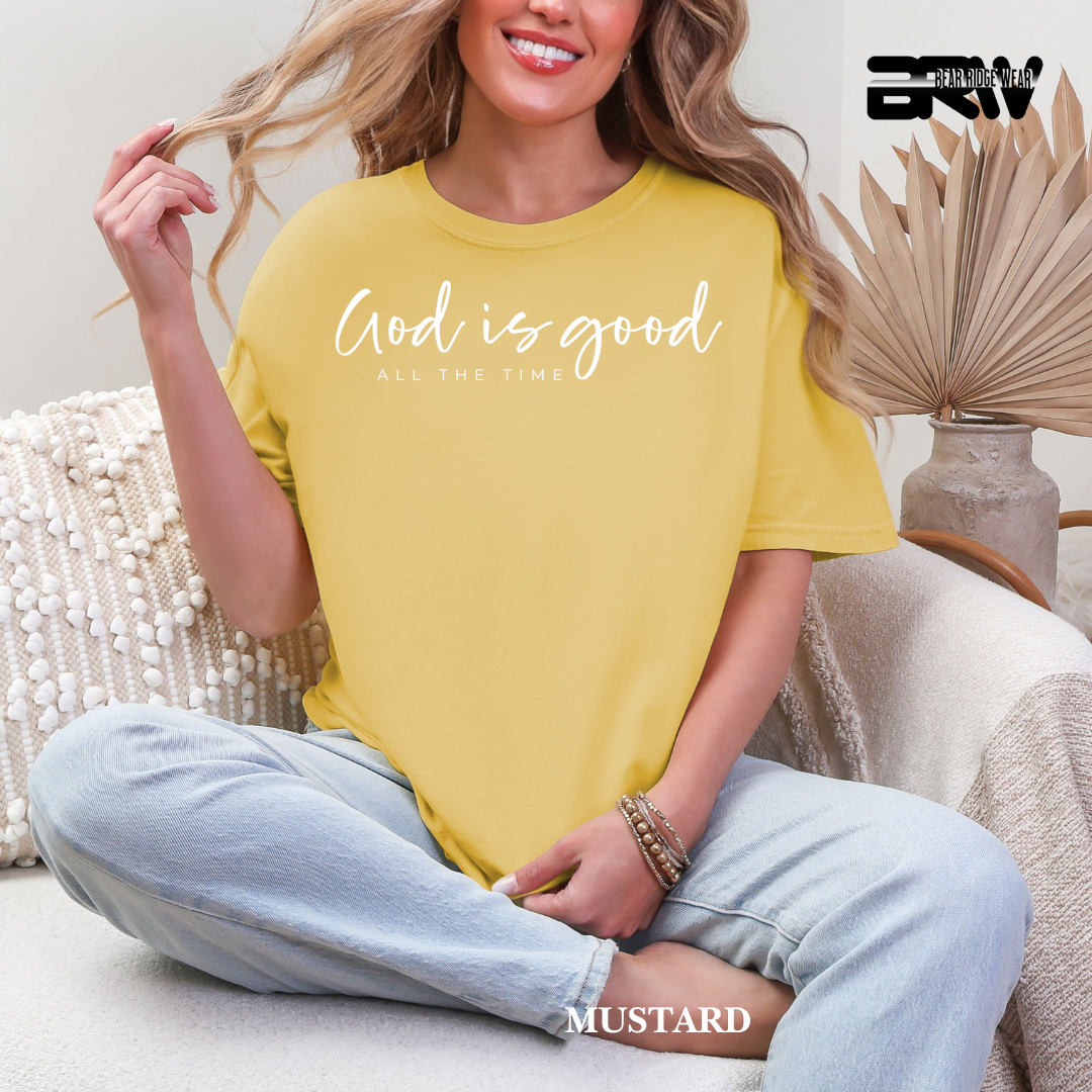 'God Is Good-White' Faith Tee