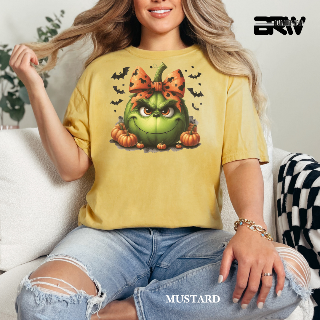 'Grinch Pumpkin' Fall Tee