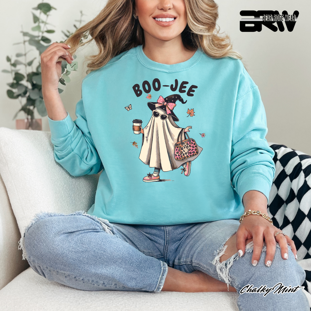 'Boujee With Purse' Fall Crewneck Sweatshirt