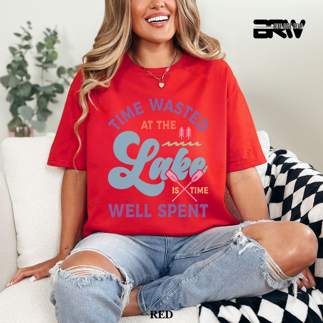 'Time Wasted At The Lake'  Summer Tee