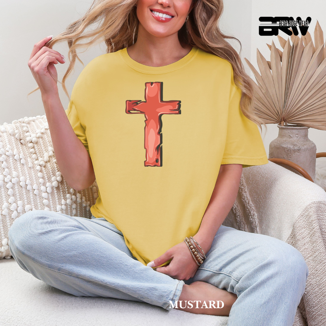 'Cross-Red' Faith Tee