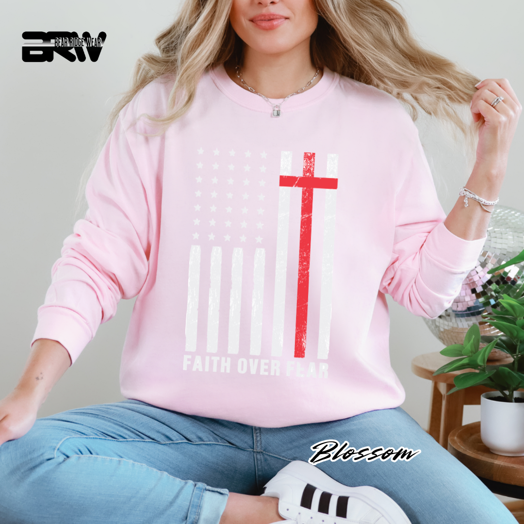 'Faith Over Fear' Faith Long-Sleeve Tee
