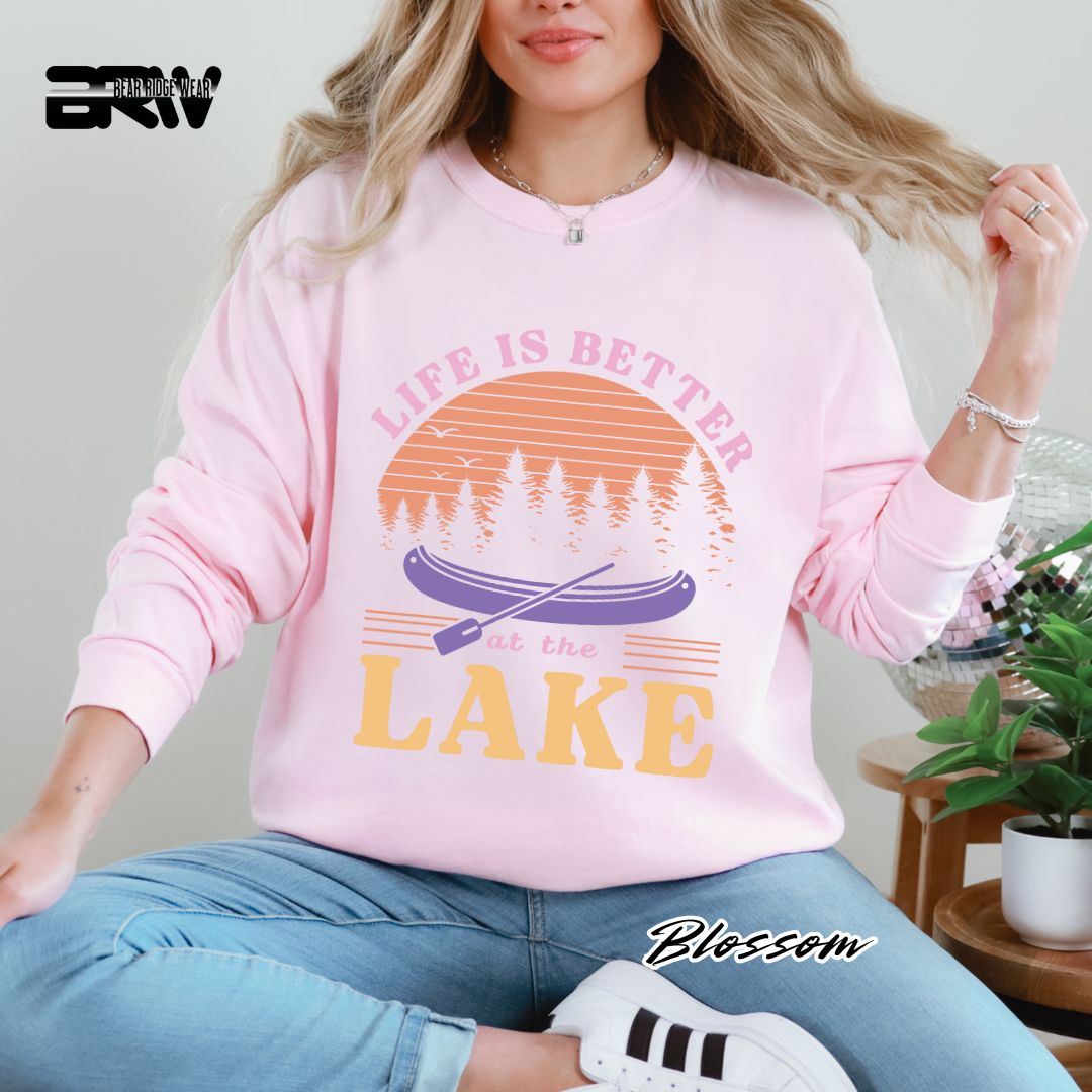 'Life Is Better At The Lake' Summer Long Sleeve Tee