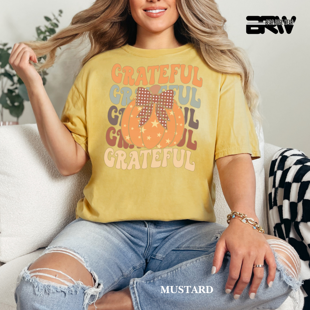 'Grateful Pumpkin' Fall Tee