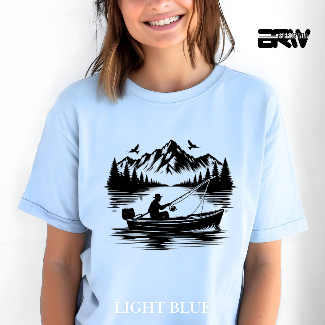 "Boat in the Lake" Tee