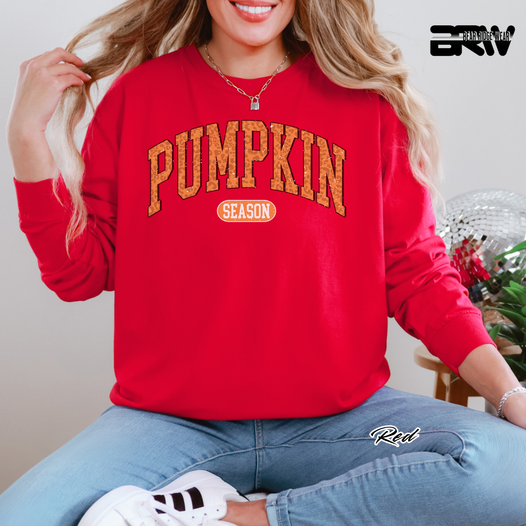 'Pumpkin Season' Fall Long-Sleeve Tee