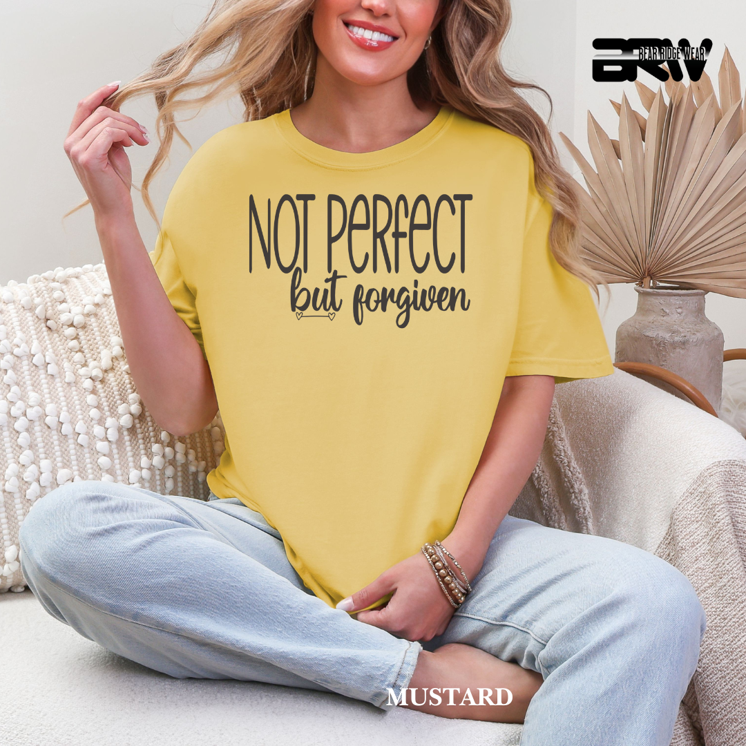 'Not Perfect But Forgiven' Faith Tee