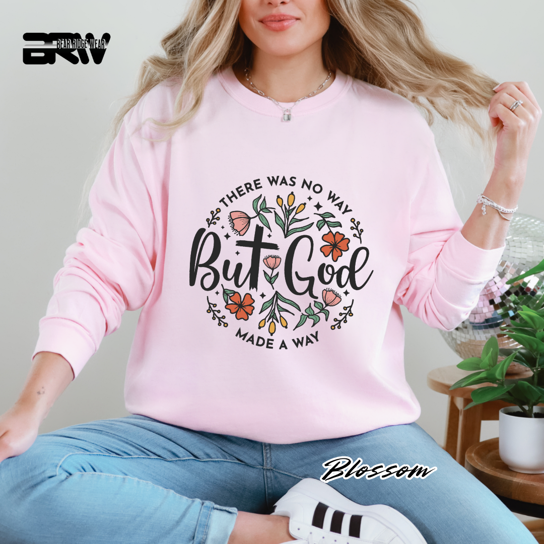 'But God' Long-Sleeve Tee