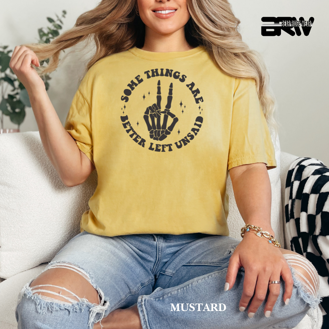 'Some Things Better Left Unsaid' Fall Tee