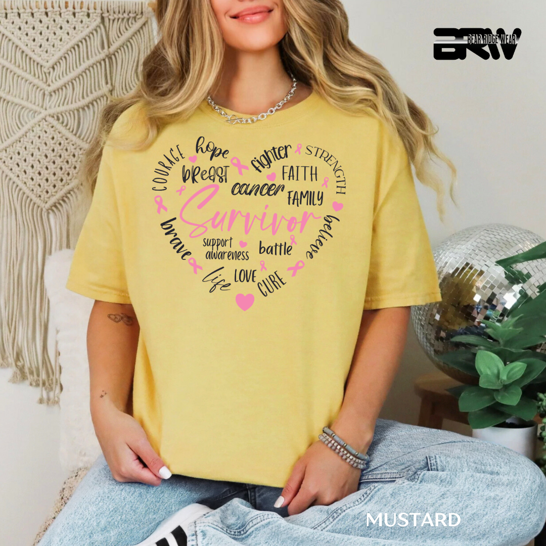'Survivor Heart' Awareness Tee