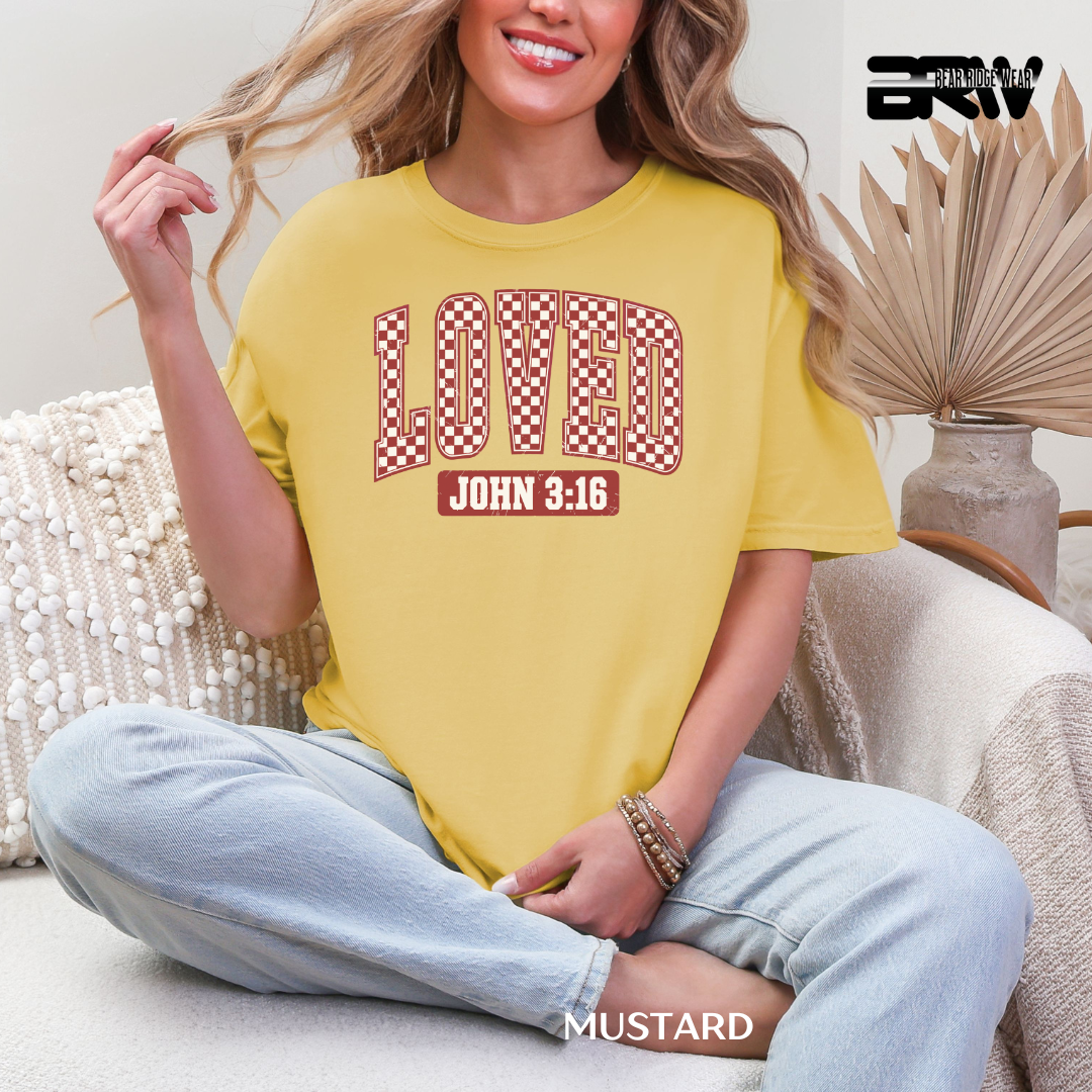 'Loved John 3-16' Faith Tee