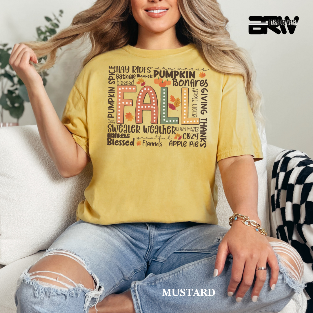 'Fall Hay Rides etc' Fall Tee