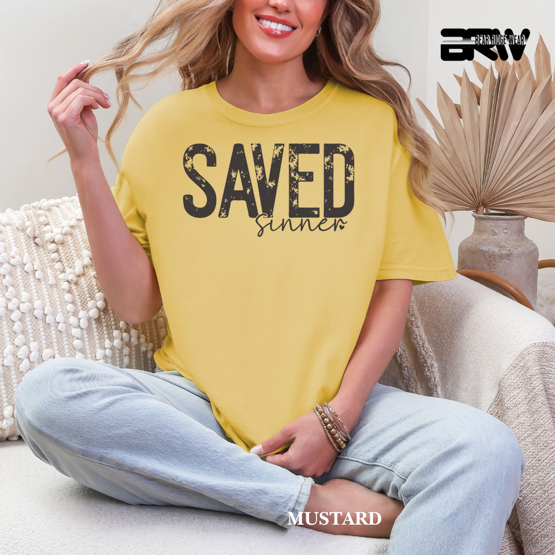 'Saved Sinner' Faith Tee