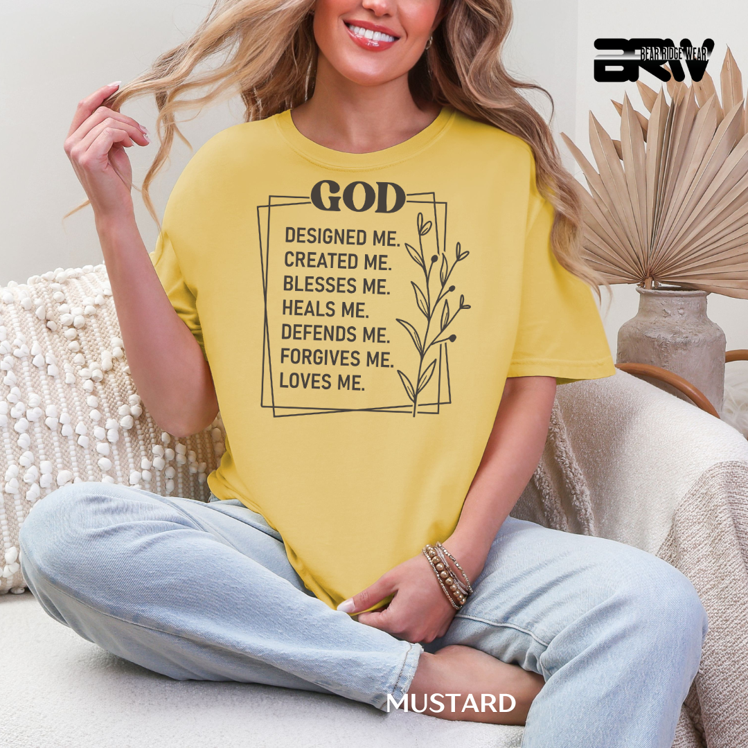 'God Designed Me' Faith Tee